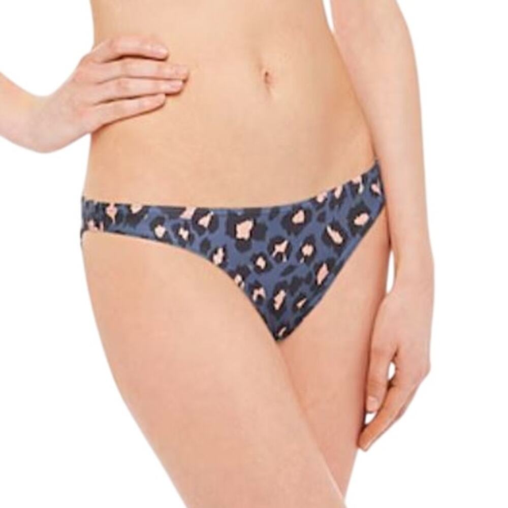 Zimmermann Bikini Bottom in Slate Blue Leopard NWT Size 3 / US 8-10
